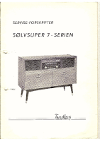 Tandberg Solvsuper_7 - Service Manual 